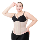 Cinta Corset Sereia Com Ganchos e Zíper