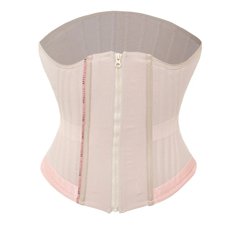 Cinta Corset Sereia Com Ganchos e Zíper